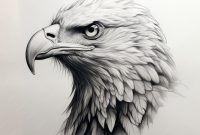Hyperdetailed eagle pencil drawing sketchfab style illustration ... How To Write A Compelling Cover Letter